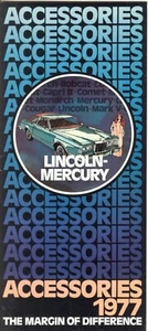1977 Lincoln-Mercury Mark V Lincoln Cougar Capri II Bobcat Accessories Brochure - Picture 1 of 2
