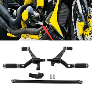 Gear Shift Pegs Assy Brake Lever Rocker For Harley V-Rod Muscle 2002-2017 2005 D - Picture 1 of 13