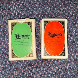 Tarjetas de juego de cerveza Hochgreve vintage puente Green Bay Wisconsin RARO - Imagen 1 de 24