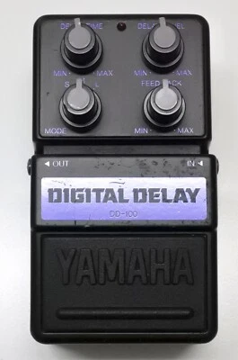 Pedal de efeitos de guitarra Yamaha DD-100 digital atraso feito no Japão #3 DHL ou EMS - Imagem 1 de 4