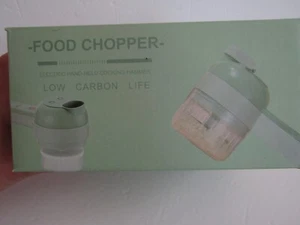Portable Electric Vegetable Cutter Set,Wireless Food Processor Kitchen Tool, - Picture 1 of 3
