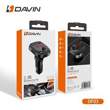 DAVIN Wireless Car Kit 2USB 2.4AFM Transmitter &  Charger & Car MP3 Player