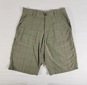 Billabong Herren 32 (eigentlich 33" x 12") kariert Bermuda Shorts Surf grün - Bild 1 von 6
