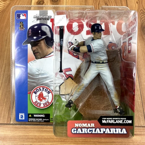 DEADSTOCK McFarlane's MLB Nomar Garciaparra Boston Red Sox Action Figure Cover
