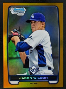 2012 Bowman Draft Picks & Prospects #BDPP147 Jason Wilson /50 Gold Refractor