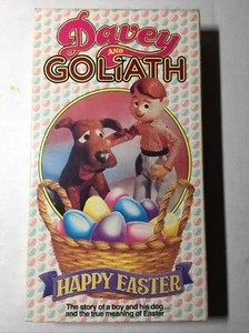 Davey and Goliath Happy Easter VHS ~ 1990 - Imagen 1 de 4