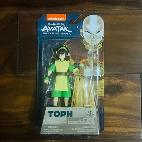 McFarlane Toys Avatar The Last Airbender TOPH 5" Action Figure - Brand New Cover