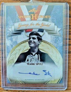 2013 Leaf Sports Heroes Going for the Gold Bronze Mark Spitz #GG-MS1 Autograph