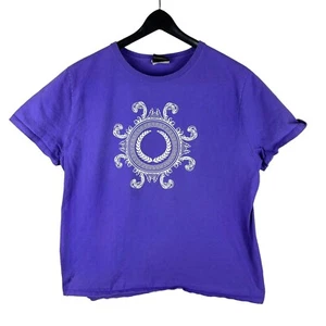 Women’s Y2K Caesars Palace Purple Casino Promo Graphic Shirt Size XL - Picture 1 of 7