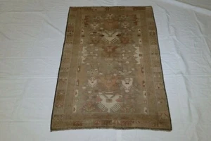 3'10" x 6'3" ft. Afghani Tribal Hand Knotted Oriental Wool Area Bohemian 4x6 Rug - Picture 1 of 8