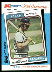 1982 Topps Kmart MVP Series - #25 Jeff Burroughs - Picture 1 of 2