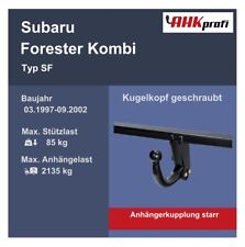 starr AHK Autohak für Subaru Forester Kombi SF BJ 03.97-09.02 NEU Eintragungsfre