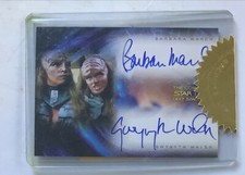COMPLETE STAR TREK DEEP SPACE NINE DA2 CASE TOPPER MARCH / WALSH DUAL AUTOGRAPH