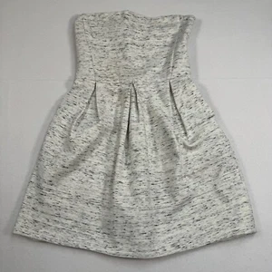 Wilfred Aritizia Strapless Mini Dress Womens Size 2 Harmonie Grey Pockets - Picture 1 of 10