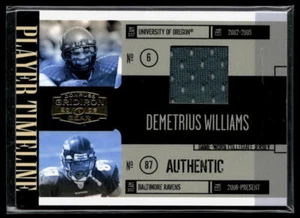 Demetrius Williams 2006 Donruss Gridiron Gear Timeline Jerseys #PT-25 #/250 - Picture 1 of 2