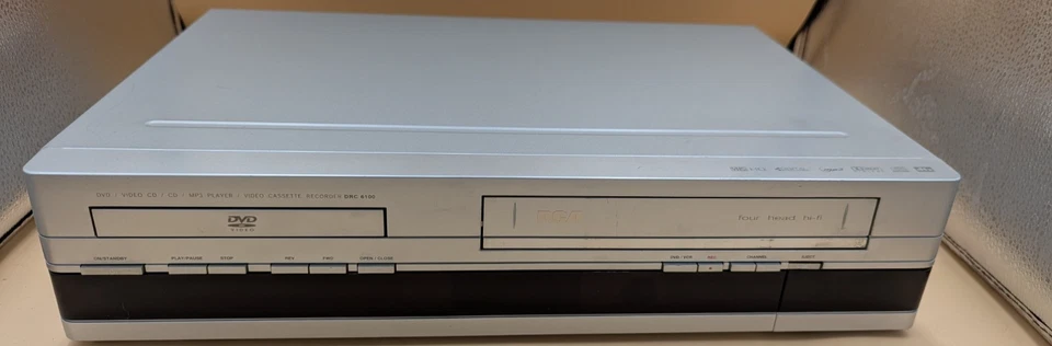 Reproductor combinado RCA DRC 6100N DVD VHS VCR leer descripción piezas o reparación  Foto 1 de 4