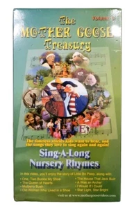 Mother Goose Treasury VHS Vol 3 & 4 Childrens Nursery Rhymes - Picture 1 of 2