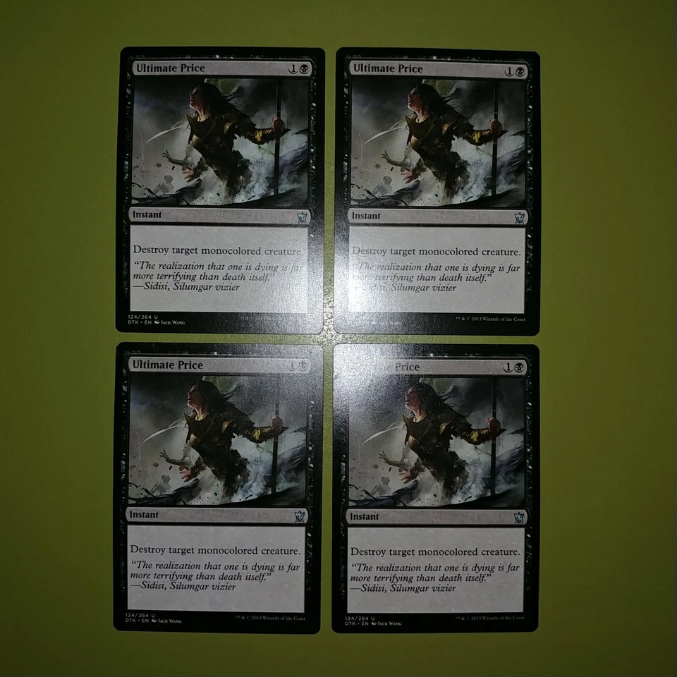 Ultimate Price x4 Dragons of Tarkir 4x Playset Magic the Gathering MTG  - Image 1 of 1