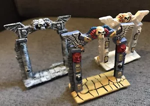 Warhammer Quest Dungeon Archways Doorways x 3 Painted Games Workshop Terrain - Picture 1 of 4