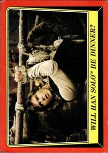 WILL HAN SOLO BE DINNER? 1983 Star Wars Return of the Jedi #87 BUY ANY 2 ITEMS F - Picture 1 of 2
