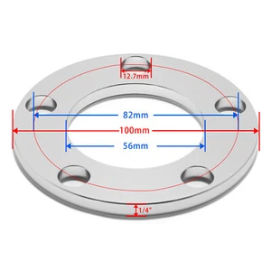 1/4" Dicke Riemenscheibe Spacer für Harley Touring Dyna Softail Sportster Serie 00-up - Bild 1 von 8