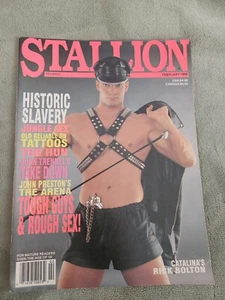 STALLION February 1993 Gay Beefcake RICK BOLTON Chance Rogers THE HUN Art - Bild 1 von 1