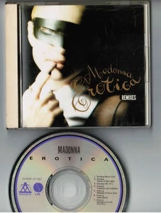 MADONNA Erotica Remixes JAPAN 5" MAXI CD WPCP-5150 w/ PS, No OBI 7-track 1992 - Picture 1 of 4