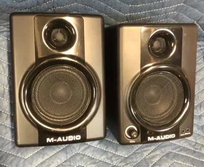 M-Audio AV30 Compact Desktop Studio Monitor Speakers , Pair - Black - Image 1 of 4