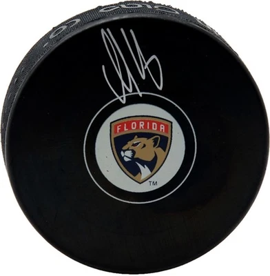 Хоккейная шайба с автографом Александра Баркова из Florida Panthers - Изображение 1 из 2