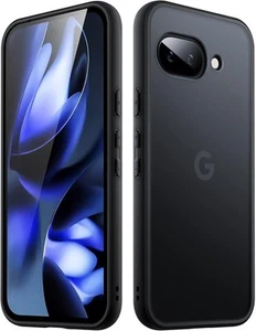 JETech Custodia Opaca per Google Pixel 9a 6,3 Pollici 2025, Smerigliato 9a, Nero - Foto 1 di 6