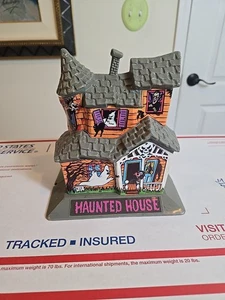 Vintage BELCO Haunted House 7" Plastic Halloween House - Picture 1 of 22