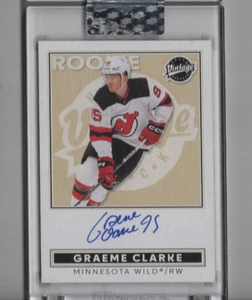 GRAEME CLARKE 2024-25 PONTE SUPERIORE TAGLIO CHIARO VINTAGE ROOKIE AUTOGRAFO #VA-GC AUTO - Foto 1 di 2