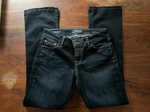 Handcrafted Lucky Brand Jeans Women’s Size 6 Dark Blue Jeans 28X31  - Picture 1 of 8