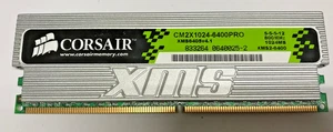 Corsair XMS2 PRO 1GB (1x1GB) DDR2 CM2X1024-6400PRO PC2-6400U 800MHz nonECC#R2674 - Bild 1 von 3