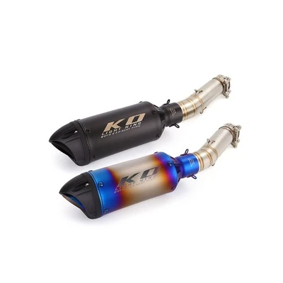 Slip On For Honda CBR500R CB500X CB500F 2013-2015 Middle Exhaust Pipe Muffler 2" - Image 1 of 4