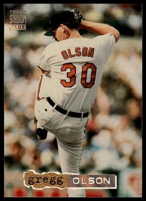 1994 Stadium Club #196 Gregg Olson Golden Rainbow - Image 1 of 2