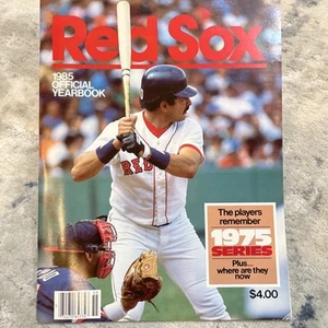 Red Sox 1985 Official Yearbook, The Players Remember 1975 Series, Vintage - Picture 1 of 3