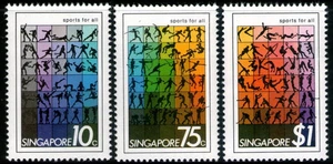 Singapur 1981 1981 Sport para todos completos 3V mnh - Imagen 1 de 2