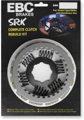 EBC SRK Aramid Fiber Complete Clutch Plate Kit Suzuki GSXR600W 92-93 - Image 1 of 3