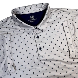Mizzen+Main Poloshirt Herren 2XL XXL Trim Fit Golf feuchtigkeitsableitend Stretch kurz - Bild 1 von 8