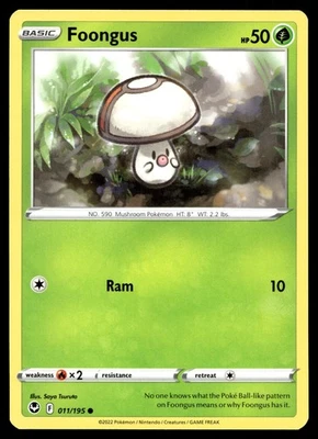 Foongus 011/195 SWSH12: Silver Tempest - Image 1 of 2