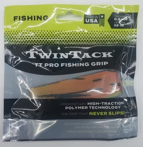 TwinTack Pro Fishing Grip Twin Tack Fire Tiger polimero alta trazione 38" 8D5 - Foto 1 di 2