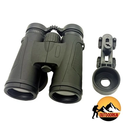 Black 10x42 Double Coated Quick Focus Outdoor Binocular - Image 1 of 2