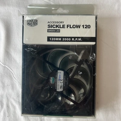 Cooler Master SickleFlow 120mm Red LED Fan 2000 RPM R4-L2R-20AR-R1 New Sealed - Image 1 of 4
