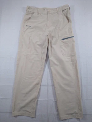Pantalones Huk Para Hombre S Tostado Caqui Pesca Senderismo Rendimiento Cintura Elástica Elastizada  Foto 1 de 4