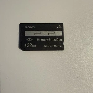 Genuine Sony 32MB Memory Stick Duo MS Card Non-PRO for Sony PSP and Old Cameras - Picture 1 of 1