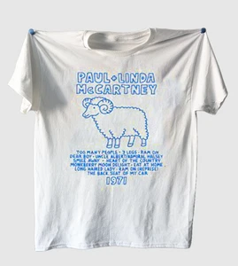 Camiseta De Colección Paul Mccartney Linda Blanca Todas las Tallas S a 5Xl 2F720 - Imagen 1 de 3