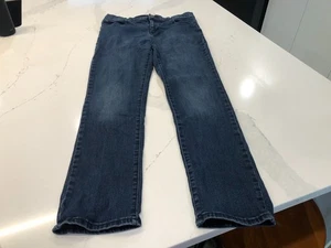 The Childrens Place Boys 14 Husky Dark Wash Skinny Leg Stretch Denim Blue Jeans - Picture 1 of 5