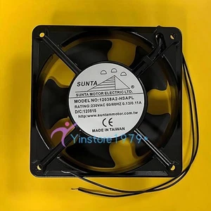1PCS New SUNTA 12038A2-HSAPL Cooling Fan 12038 230VAC 0.13/0.11A 12CM 2Pin - Bild 1 von 1