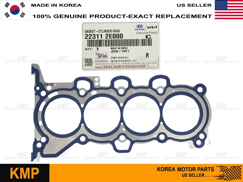 ¡GENUINO! JUNTA DE CABEZAL PARA FORTE/5 ELANTRA/GT OE 2011-2010 # 22311-2E000 Foto 1 de 4